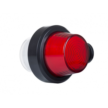 LAMPA OBRYSOWA LED NEON BIAŁO CZERWONA KRÓTKA OLD SCHOOL LD 2606