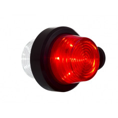 LED TÁVLATI LÁMPA FEHÉR ÉS PIROS RÖVID RÉGI ISKOLA LD 2588