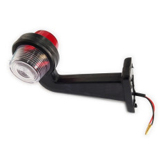 RECHTER WIT RODE OPLICHTINGSLAMP OP EEN LANGE OUDE... 2