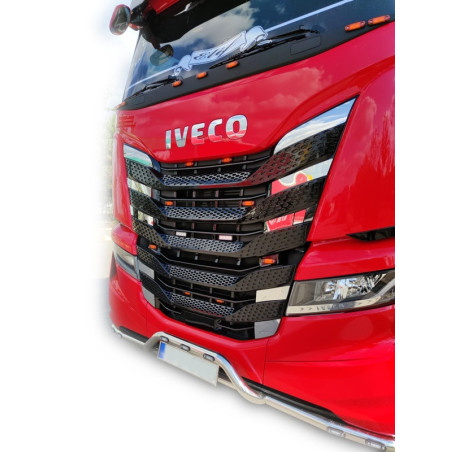 IVECO S-WAY GRILL ROSTFRIA SIDOLISTER