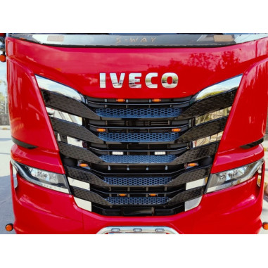 IVECO S-WAY chrome grill laths decoration cover corners