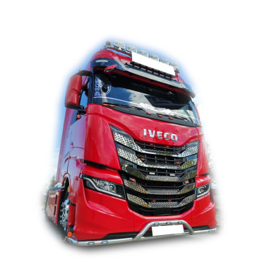 IVECO S-WAY ROESTVRIJE GRILL CHROME AFDEKKING