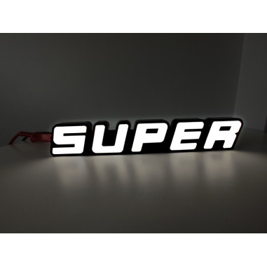 EMBLEMA SCANIA LED BLANCO SUPER ILUMINADO