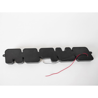 SUPER EMBLEMAT PODŚWIETLANY POMARAŃCZOWY LED...