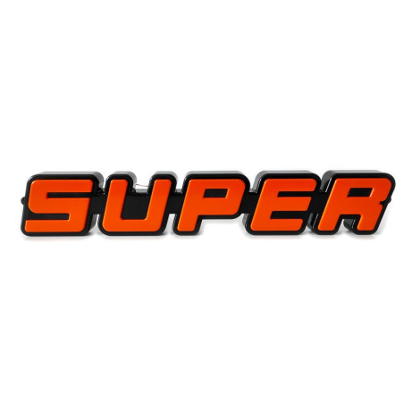 SUPERBELYST ORANGE LED SCANIA EMBLEM
