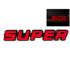 EMBLÈME SCANIA À LED ROUGE SUPER ÉCLAIRÉE