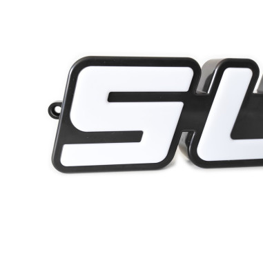 SUPER MODRY podsvícený emblem LED