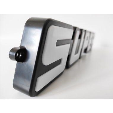 SUPER SVJETLJENI PLAVI LED SCANIA EMBLEM