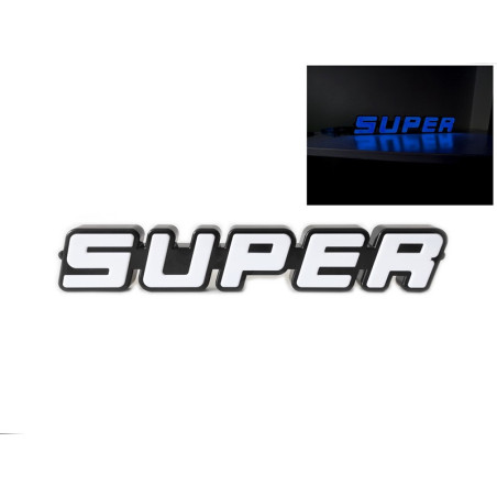 EMBLEMA SCANIA SUPER ILLUMINATO A LED BLU