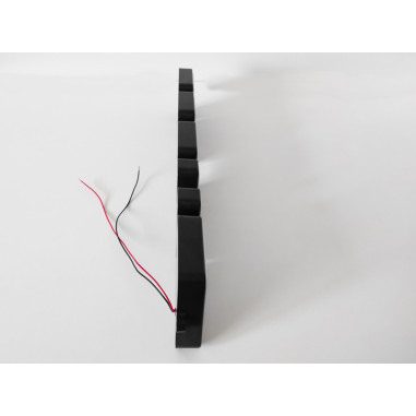 SUPER EMBLÈME, LED VERTE ÉCLAIRÉE