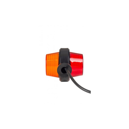 LAMPE DE SIGNALISATION ORANGE ET ROUGE NÉON OLD SCHOOL LD 2627