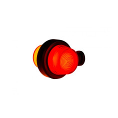 LAMPA OBRYSOWA LED POMARAŃCZOWO-CZERWONA NEON OLD SCHOOL...