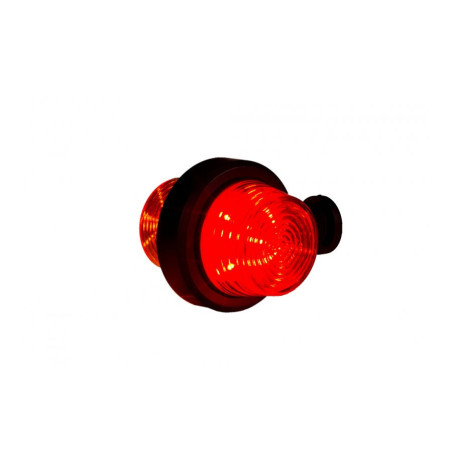LAMPA OBRYSOWA LED POMARAŃCZOWO-CZERWONA OLD SCHOOL LD 2622