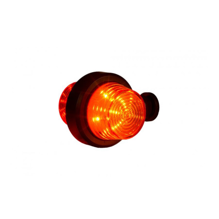 LAMPA OBRYSOWA LED POMARAŃCZOWO-CZERWONA OLD SCHOOL LD 2622