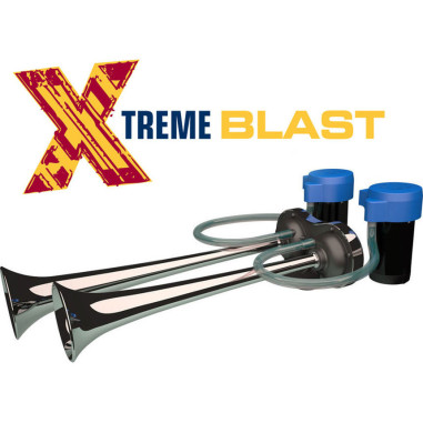 VAN AIR HORN MARCO XB2 12V XTREME BLAST with double compressor