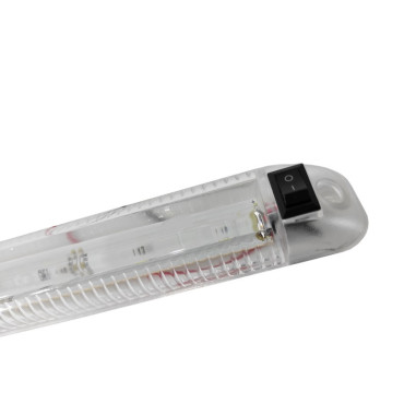 LUZ INTERIOR 50CM LAMPARA BURDEL ROJA
