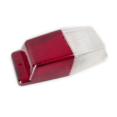 ABAT-JOUR DOUBLE BRÛLEUR ROUGE ET BLANC 2