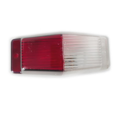 ABAT-JOUR DOUBLE BRÛLEUR ROUGE ET BLANC