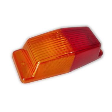 ABAT-JOUR DOUBLE BRÛLEUR ORANGE-ROUGE