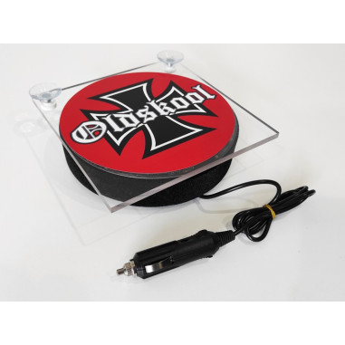 LIGHTBOX 17x17 OLDSKOOL LED TRUCK PLATE DELUXE