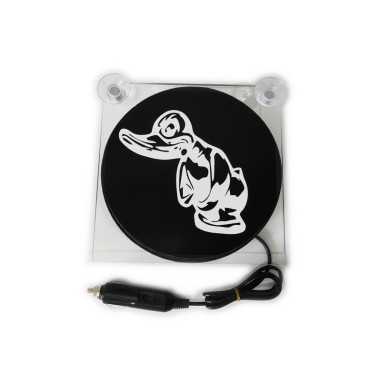 LIGHTBOX 17x17 ANGRY DUCK LED TRUCK PLATE DELUXE