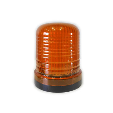 Flashing light beacon LED orange 24V