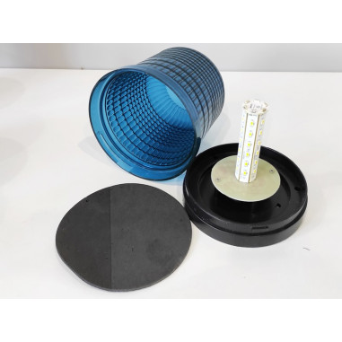 LAMPE FLASH LED DÉCORATIVE COQ BLEU 24V