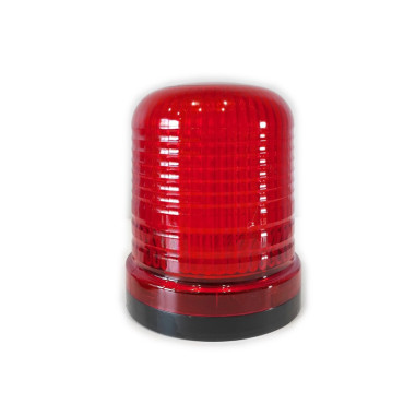 Flashing light beacon LED red 24V