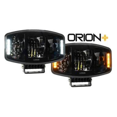 HALOGEN DALEKOSIĘŻNY Orion10+ LEDSON LED BIAŁY + POMARAŃCZOWY POSTÓJ