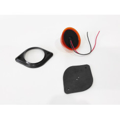 BURDELÓWKA LED JAJKO POMARAŃCZOWA LAMPA OŚWIETLENIA WNĘTRZA 2