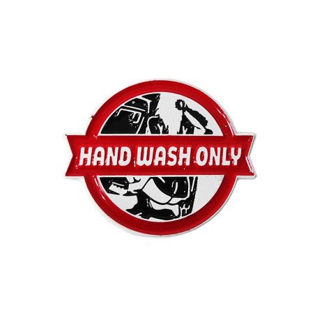 PIN PRZYPINKA HAND WASH ONLY