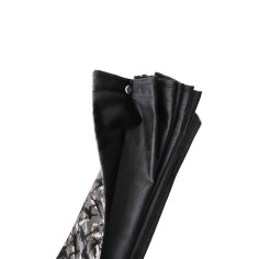 GRIJZE DEENSE STIJL PLUCHE GORDIJNEN DP03 2