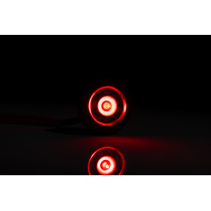CZERWONA LAMPA OBRYSOWA LED WCISKANA FT-074 C 2