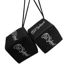 COPPIA DI DADI PELUCHE OLD SCHOOL