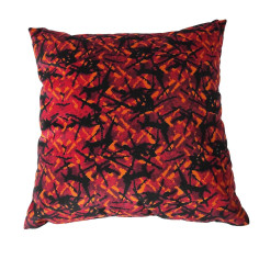 CUSCINO IN PELUCHE STILE DANESE ROSSO DP03