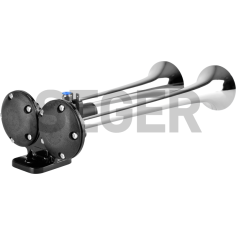 Double Truck air horn chrome 24V 2