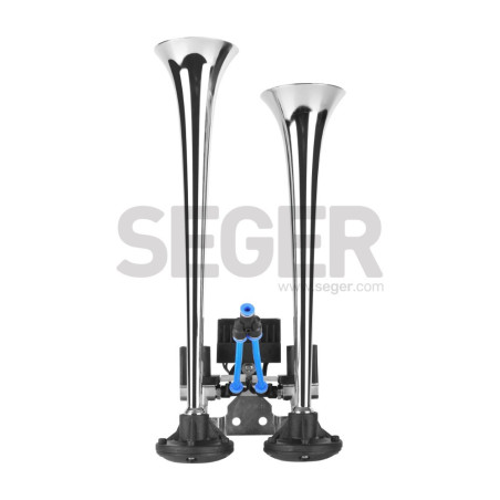 NEUMÁTICO FANFARRIA DOBLE 24V CROMO 2TON SEGER