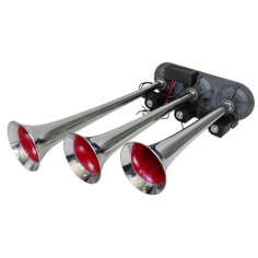 FANFARA PNEUMATYCZNA 8 MELODII 24V CHROM SEGER
