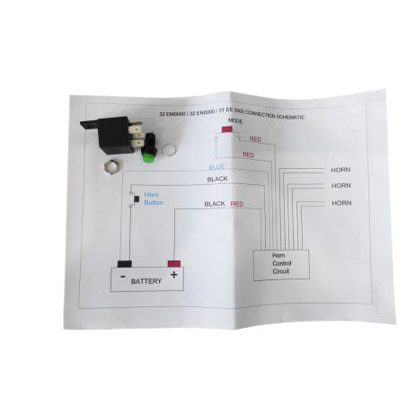 FANFARE PNEUMATIQUE 8 MÉLODIES 24V CHROME SEGER