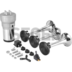 PNEUMATISCHE FANFA 12V-BUS MET SEGER-COMPRESSOR 2