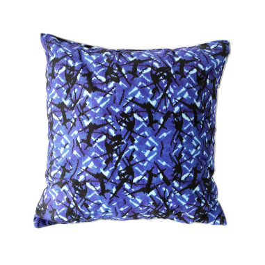 COJÍN DE FELPA ESTILO DANÉS AZUL DP03