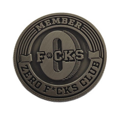 CLUB PIN ZERO F*CKS