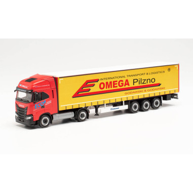 Herpa 1:87 IVECO S-WAY LNG OMEGA PILZNO 314527 modell 1:87 IVECO S-WAY LNG OMEGA PILZNO 314527