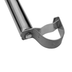 Flag pole corner vertical bars stainless 2