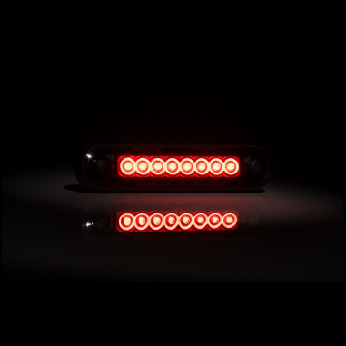 INDICATORE DI DIREZIONE ROSSO SCURO LUNGO