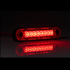 Poziční světlo LONG LED cervene 2