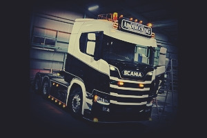 Scania japonés construido en estilo europeo.